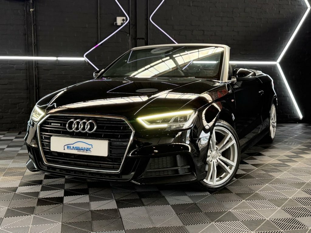Audi A3 Cabriolet 2L S Line Black #3
