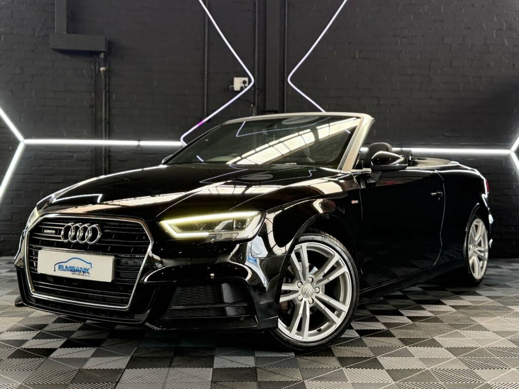 Audi A3 Cabriolet 2L S Line Black