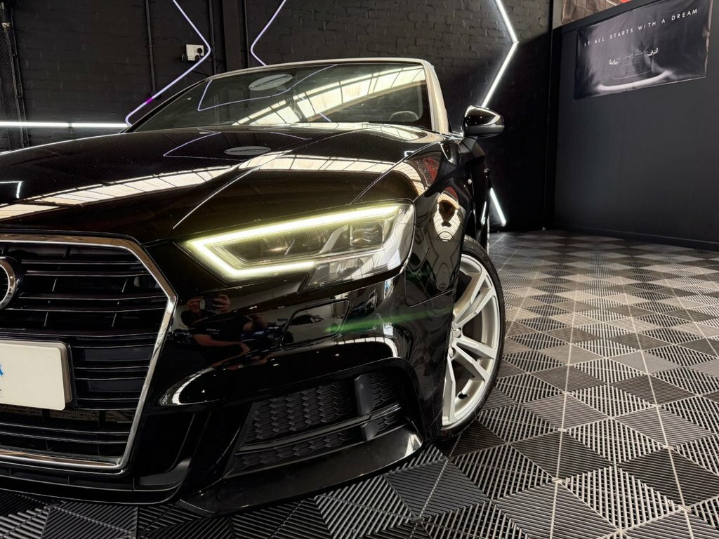 Audi A3 Cabriolet 2L S Line Black #2