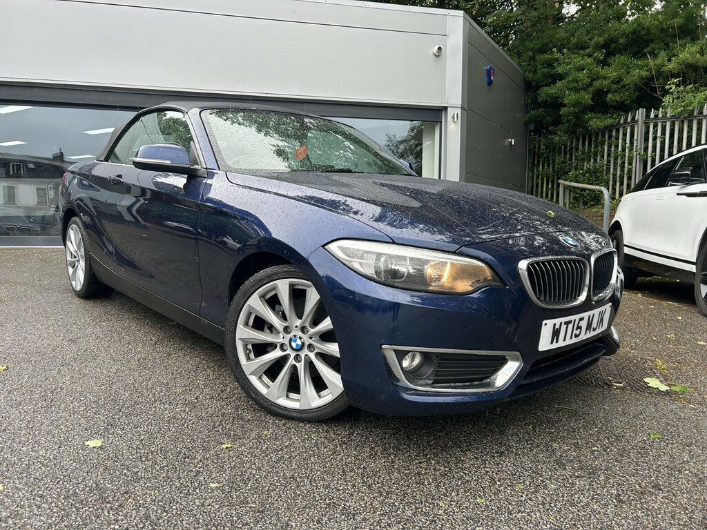 BMW 2 Series Convertible 2.0 220I Luxury Convertible 2015 Blue