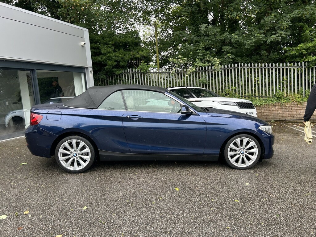 BMW 2 Series Convertible 2.0 220I Luxury Convertible 2015 Blue #6
