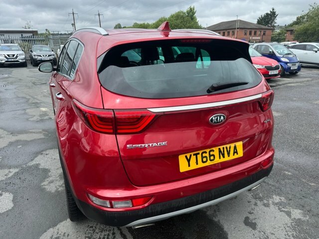 Kia Sportage 1.6 T-gdi Gt Line Suv Awd 4 YT66NVA Red #4