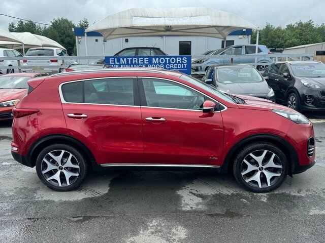 Kia Sportage 1.6 T-gdi Gt Line Suv Awd 4 YT66NVA Red #3