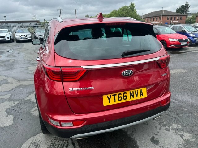 Kia Sportage 1.6 T-gdi Gt Line Suv Awd 4 YT66NVA Red #6