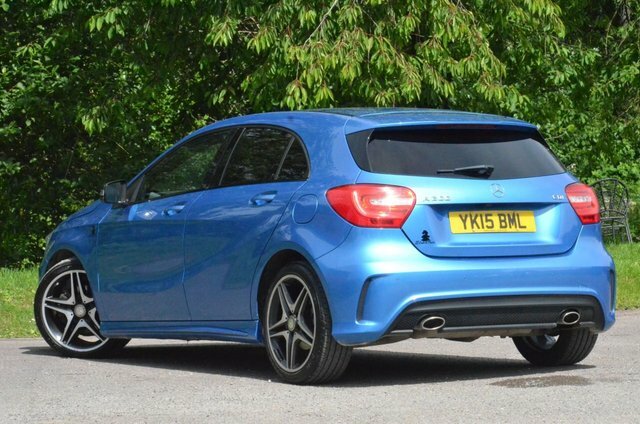 Mercedes-Benz A Class A200 Cdi Amg Night YK15BML Blue #3