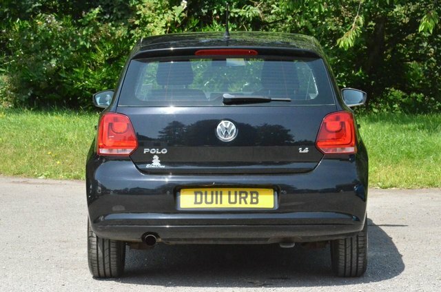 Volkswagen Polo Se Hatchback DU11URB Black #4