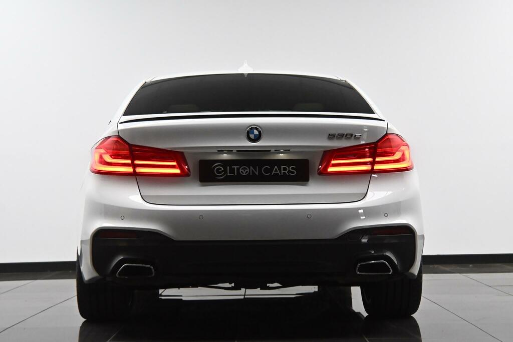 BMW 5 Series M Sport White #4