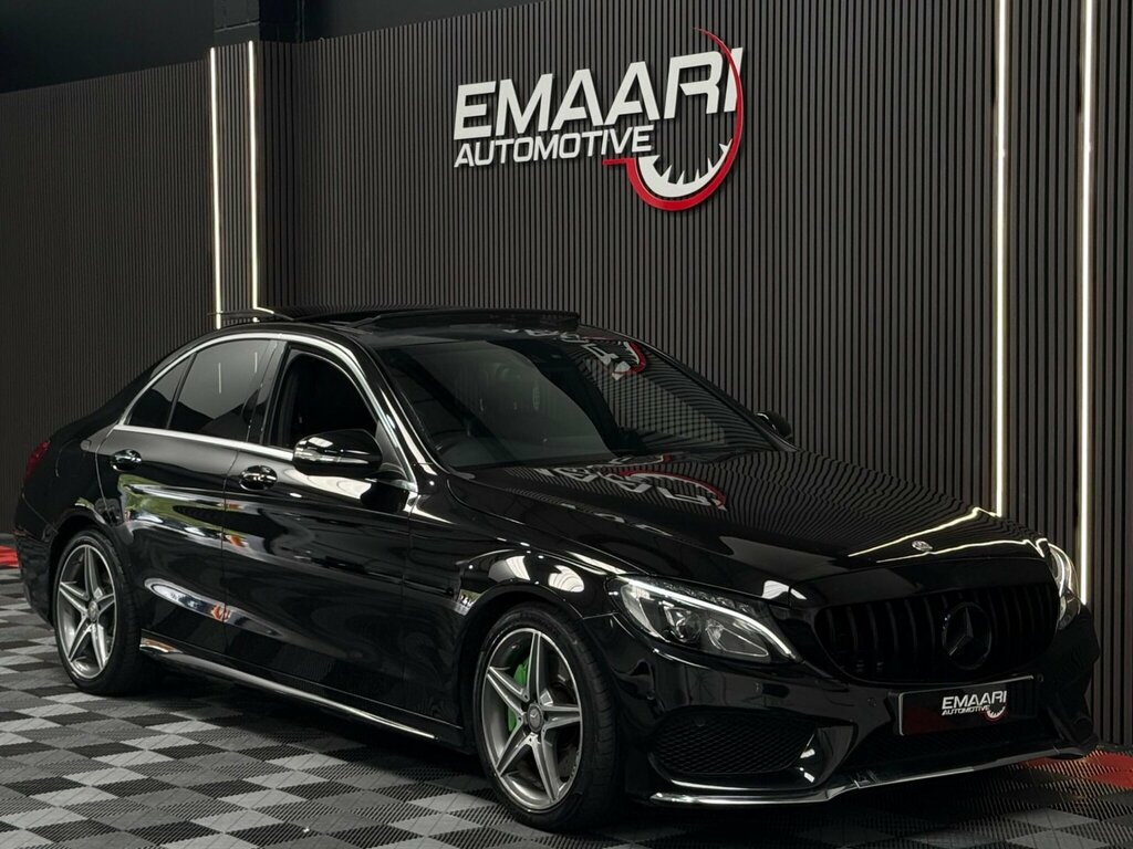 Mercedes-Benz C Class 2.1 C300h Bluetec Amg Line G-tronic Euro 6 Ss Black #6