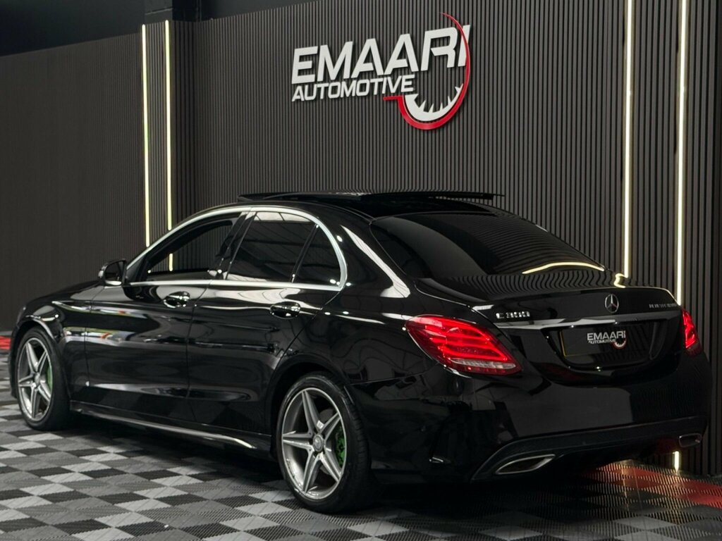 Mercedes-Benz C Class 2.1 C300h Bluetec Amg Line G-tronic Euro 6 Ss Black #4