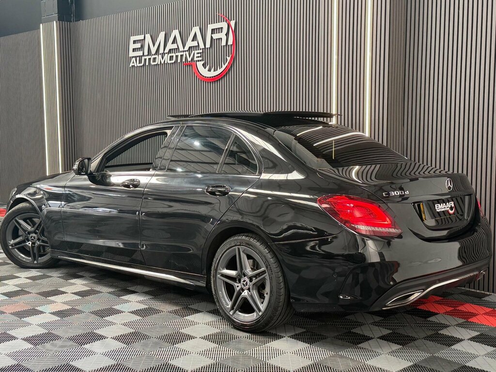 Mercedes-Benz C Class 2.0 C300d Amg Line Premium Plus G-tronic Euro 6 KT19FLN Black #3