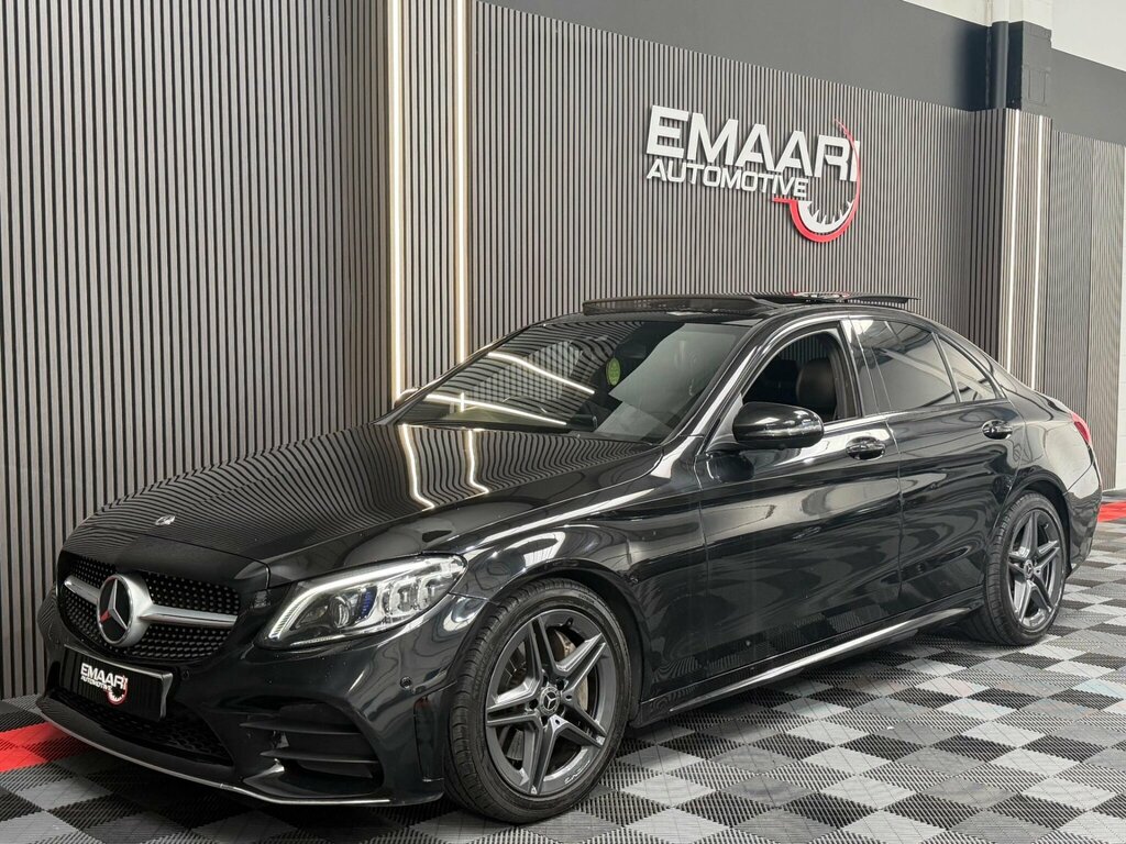 Mercedes-Benz C Class 2.0 C300d Amg Line Premium Plus G-tronic Euro 6 KT19FLN Black #2