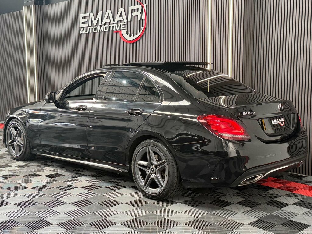 Mercedes-Benz C Class 2.0 C300d Amg Line Premium Plus G-tronic Euro 6 KT19FLN Black #4