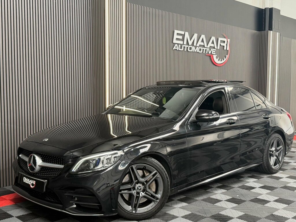 Mercedes-Benz C Class 2.0 C300d Amg Line Premium Plus G-tronic Euro 6 Black