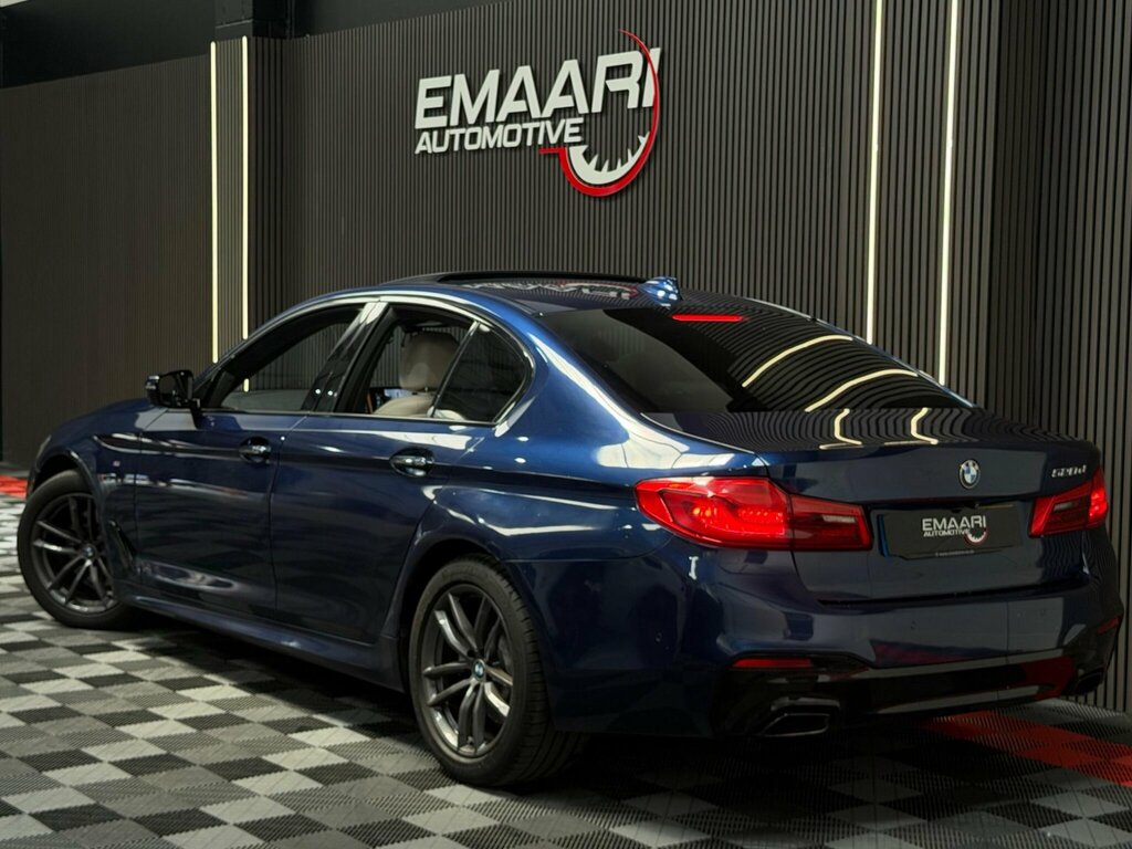 BMW 5 Series 2.0 520D M Sport Euro 6 Ss YL17EPC Blue #3