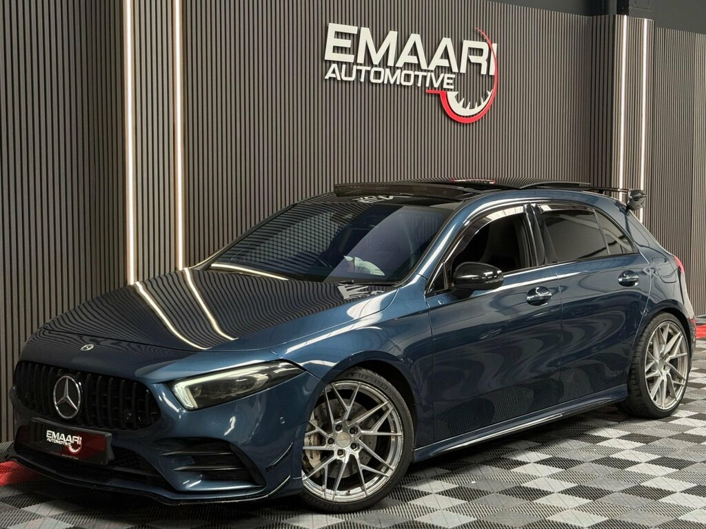 Mercedes-Benz A Class 2.0 A35 Amg Premium Plus Spds Dct 4Matic Euro 6 Blue