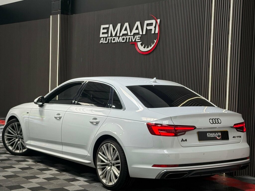 Audi A4 2.0 Tfsi 40 S Line S Tronic Euro 6 Ss White #4