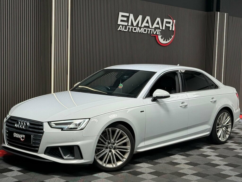 Audi A4 2.0 Tfsi 40 S Line S Tronic Euro 6 Ss White