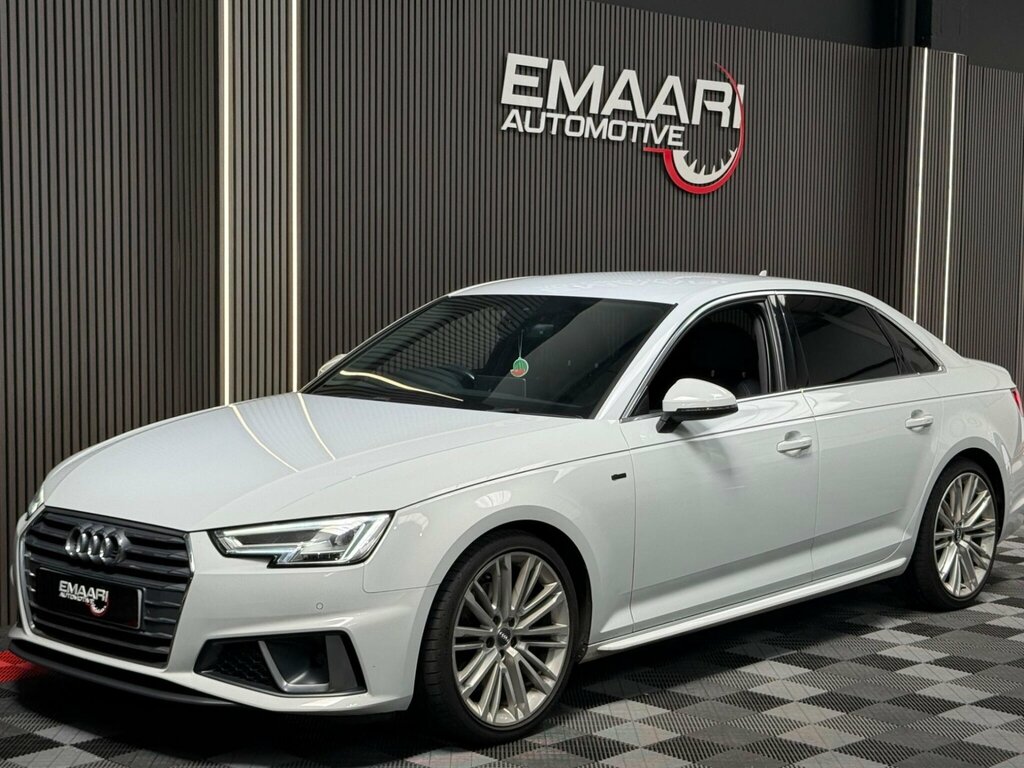 Audi A4 2.0 Tfsi 40 S Line S Tronic Euro 6 Ss White #2