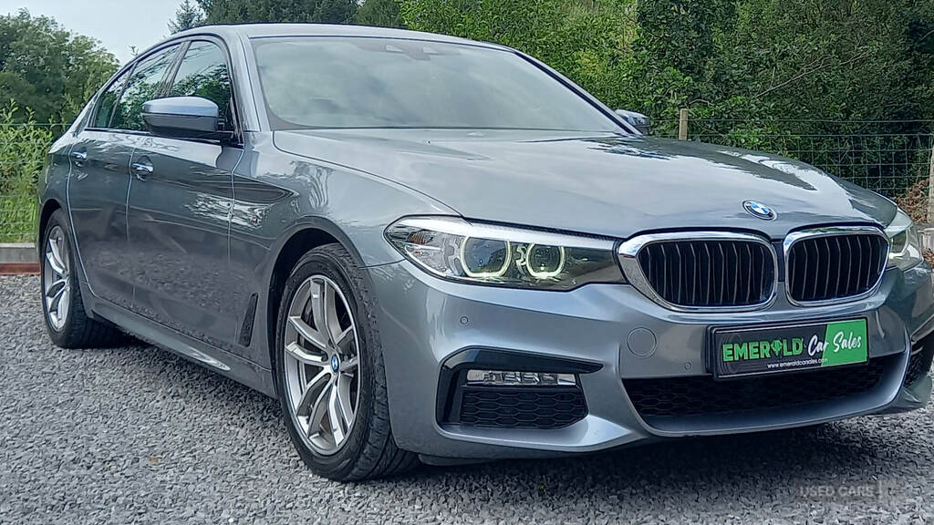 BMW 5 Series 520D Xdrive M Sport Blue #2