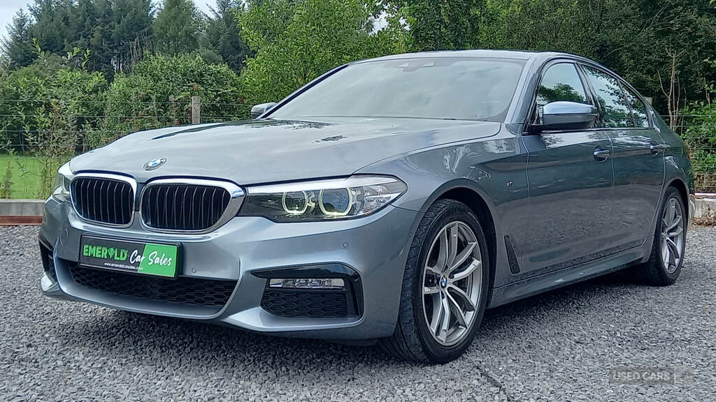 BMW 5 Series 520D Xdrive M Sport Blue #4