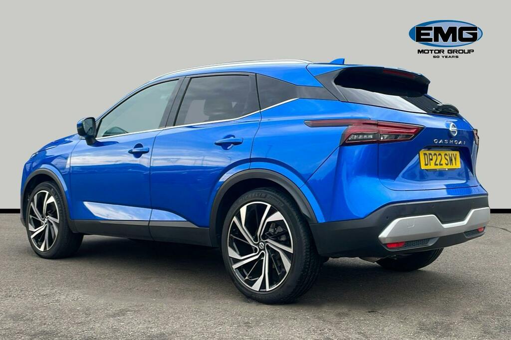 Nissan Qashqai 1.3 Dig T Mhev Tekna Plus Suv Hybrid Xt DP22SWY Blue #4