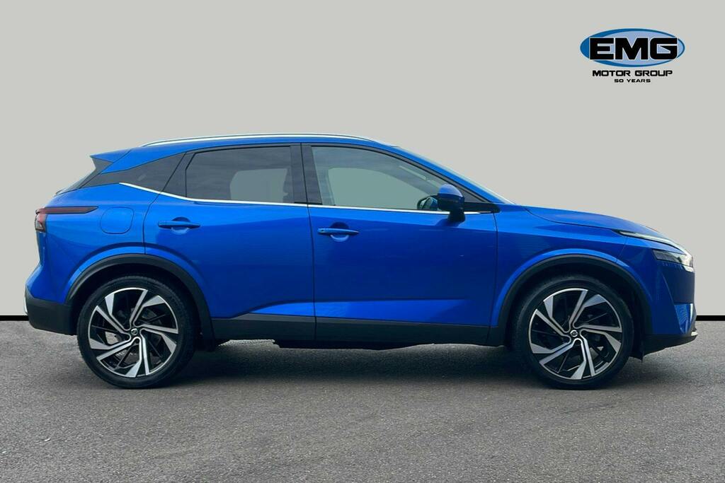 Nissan Qashqai 1.3 Dig T Mhev Tekna Plus Suv Hybrid Xt DP22SWY Blue #3