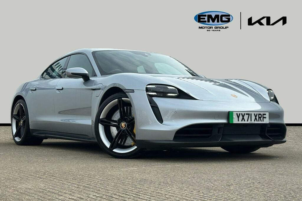 Porsche Taycan Performance Plus 93.4Kwh Turbo S Saloon Electr YX71XRF Silver