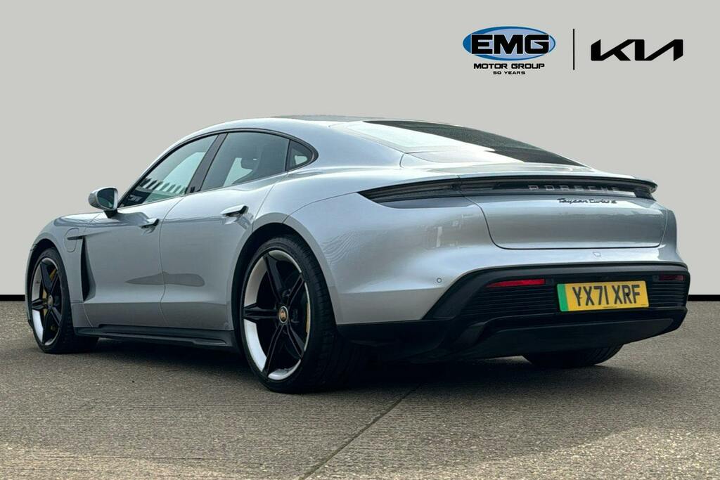 Porsche Taycan Performance Plus 93.4Kwh Turbo S Saloon Electr YX71XRF Silver #4