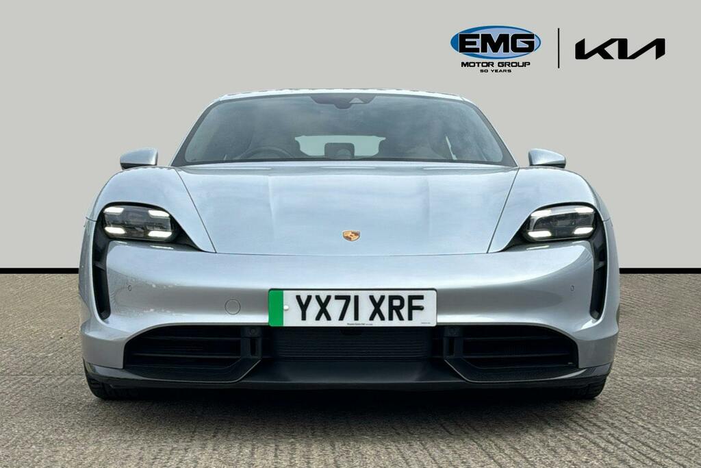 Porsche Taycan Performance Plus 93.4Kwh Turbo S Saloon Electr YX71XRF Silver #2
