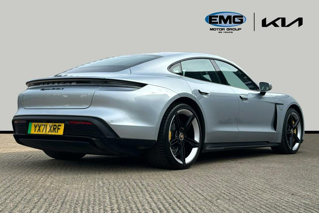 Porsche Taycan Performance Plus 93.4Kwh Turbo S Saloon Electr YX71XRF Silver #6