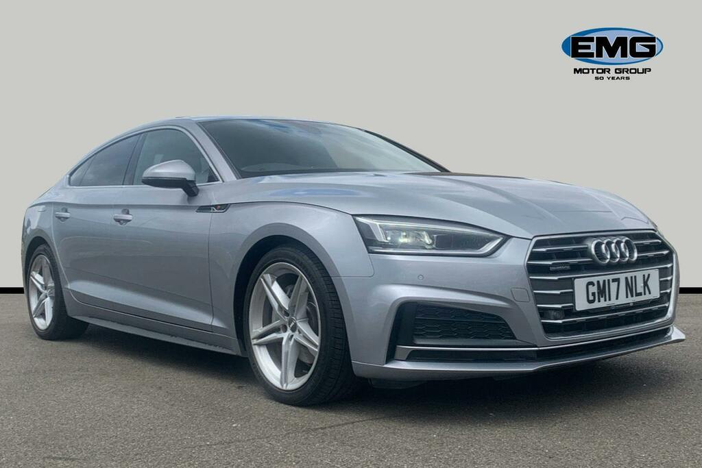 Audi A5 2.0 Tdi S Line Sportback S Tronic Quatt Silver