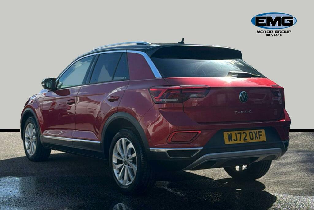 Volkswagen T-Roc 1.5 Tsi Style Suv Dsg Ss Red #4