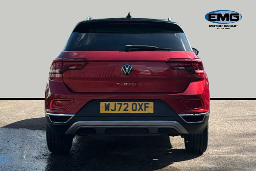 Volkswagen T-Roc 1.5 Tsi Style Suv Dsg Ss Red #5