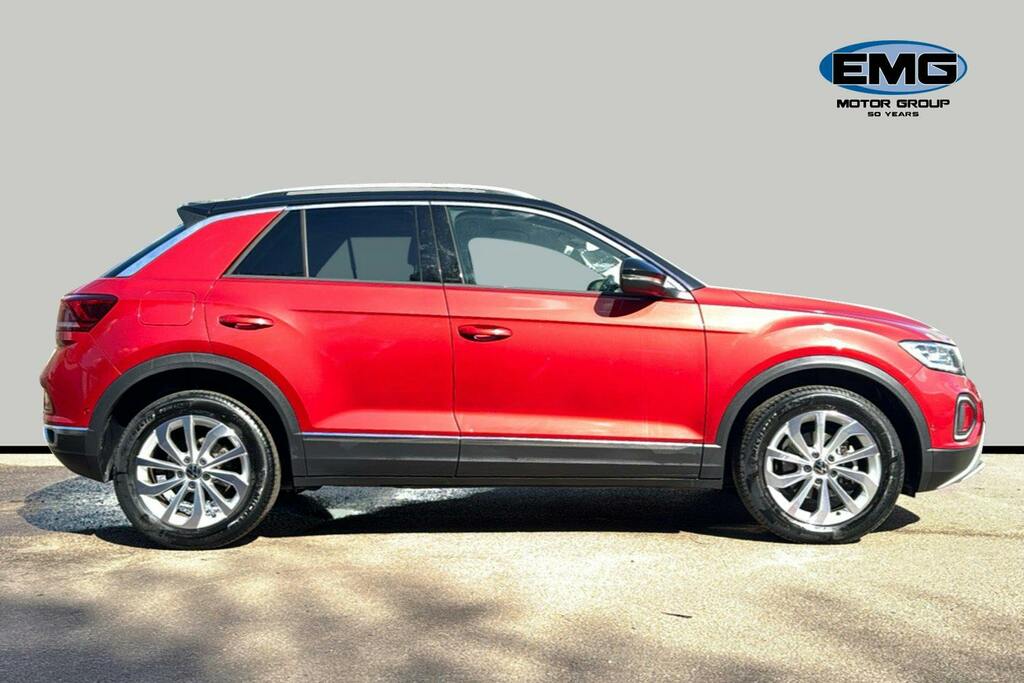 Volkswagen T-Roc 1.5 Tsi Style Suv Dsg Ss Red #3