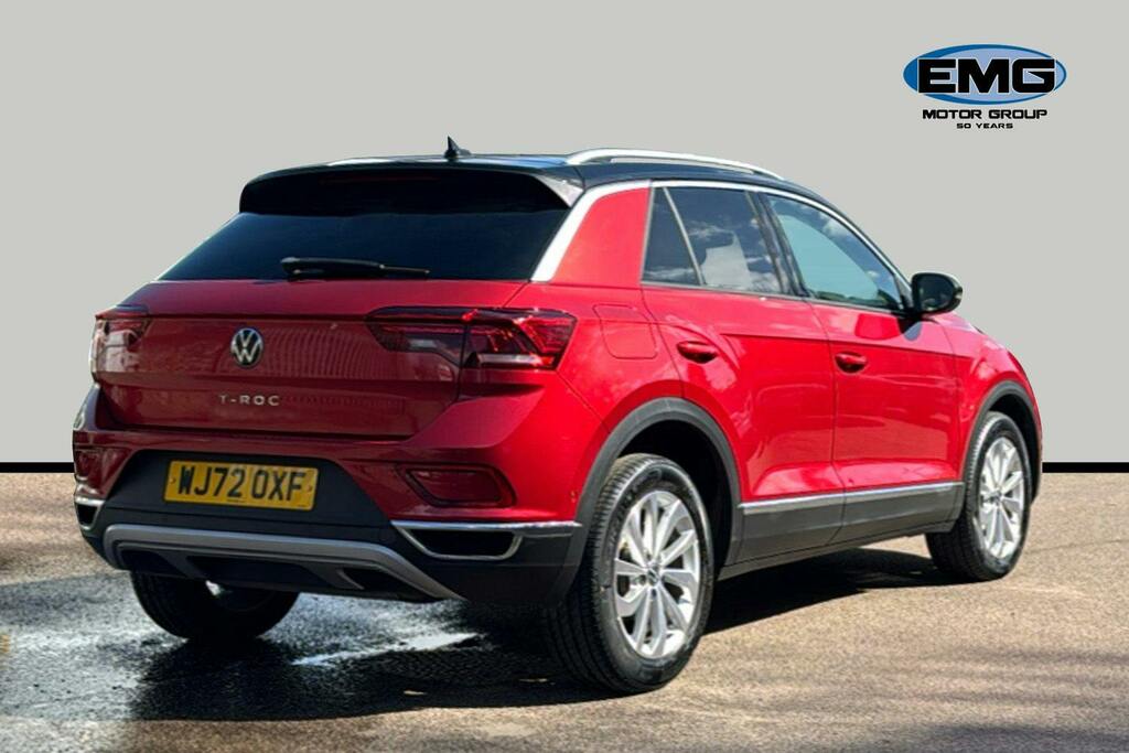 Volkswagen T-Roc 1.5 Tsi Style Suv Dsg Ss Red #6