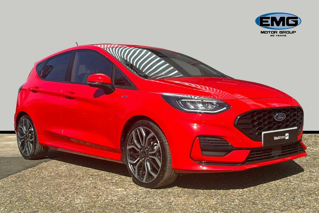 Ford Fiesta 1.0T Ecoboost Mhev St Line X Edition Hatchback Red
