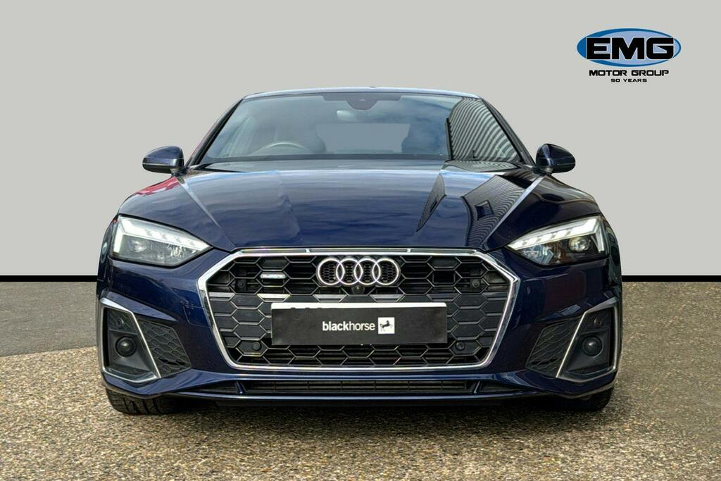 Audi A5 2.0 Tfsi 45 S Line Coupe S Tronic Quatt AX22FOP Blue #2