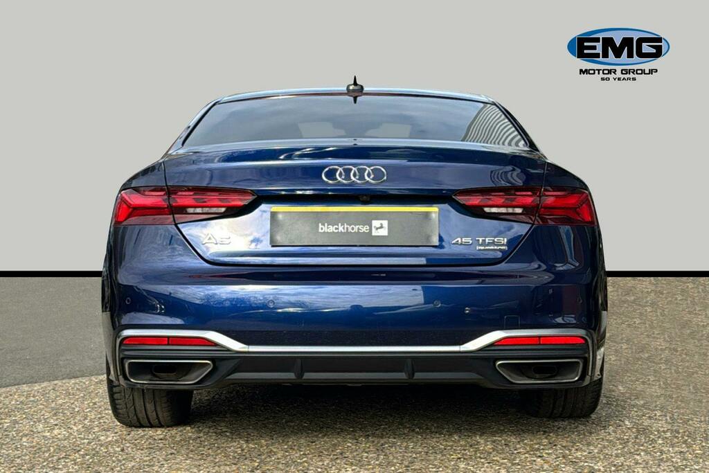 Audi A5 2.0 Tfsi 45 S Line Coupe S Tronic Quatt AX22FOP Blue #5