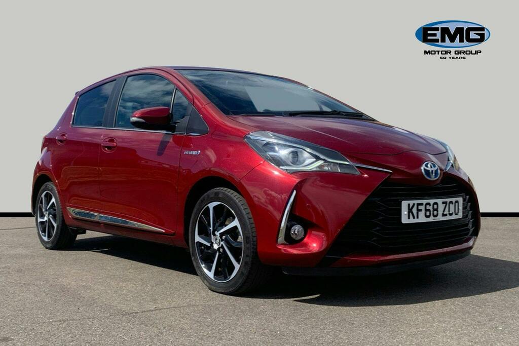 Toyota Yaris 1.5 Vvt H Excel Hatchback Hybrid E Cvt Red