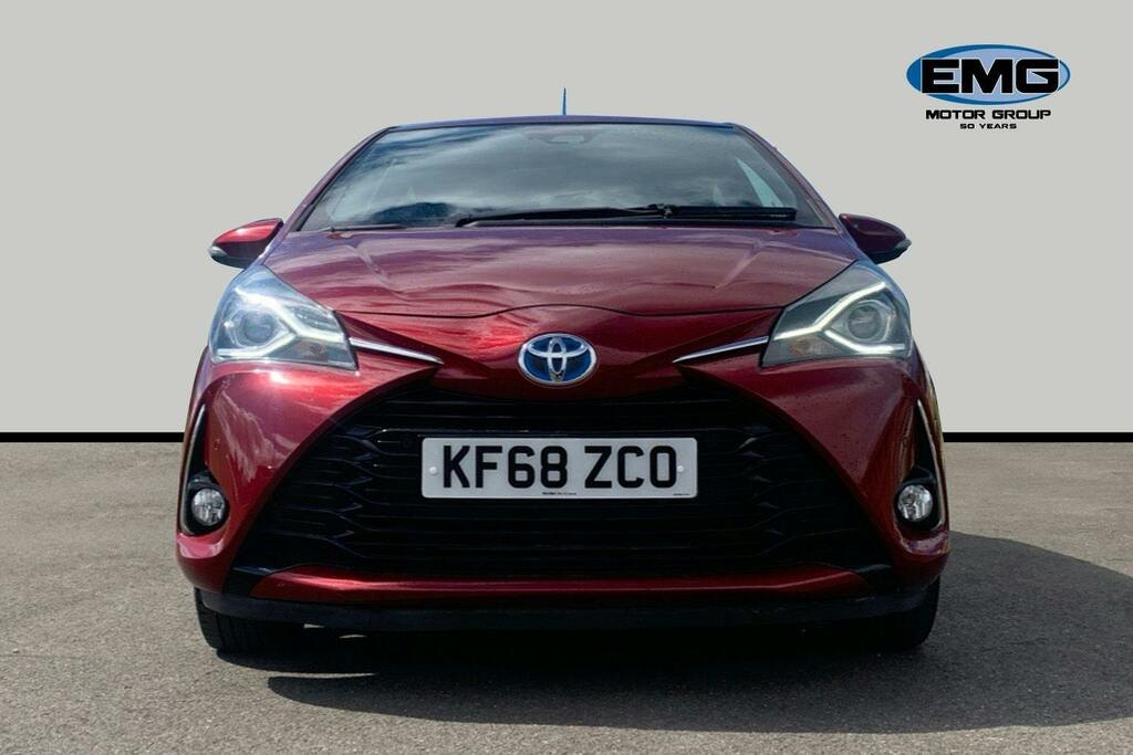 Toyota Yaris 1.5 Vvt H Excel Hatchback Hybrid E Cvt Red #2
