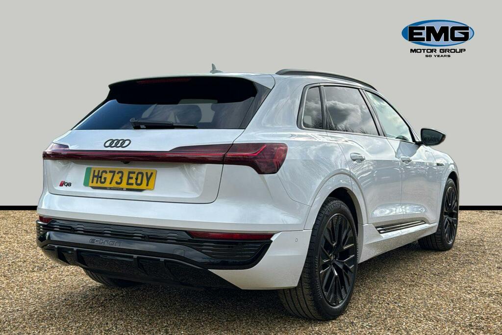 Audi Q8 e tron 55 Black Edition Suv Quattro 114 White #6
