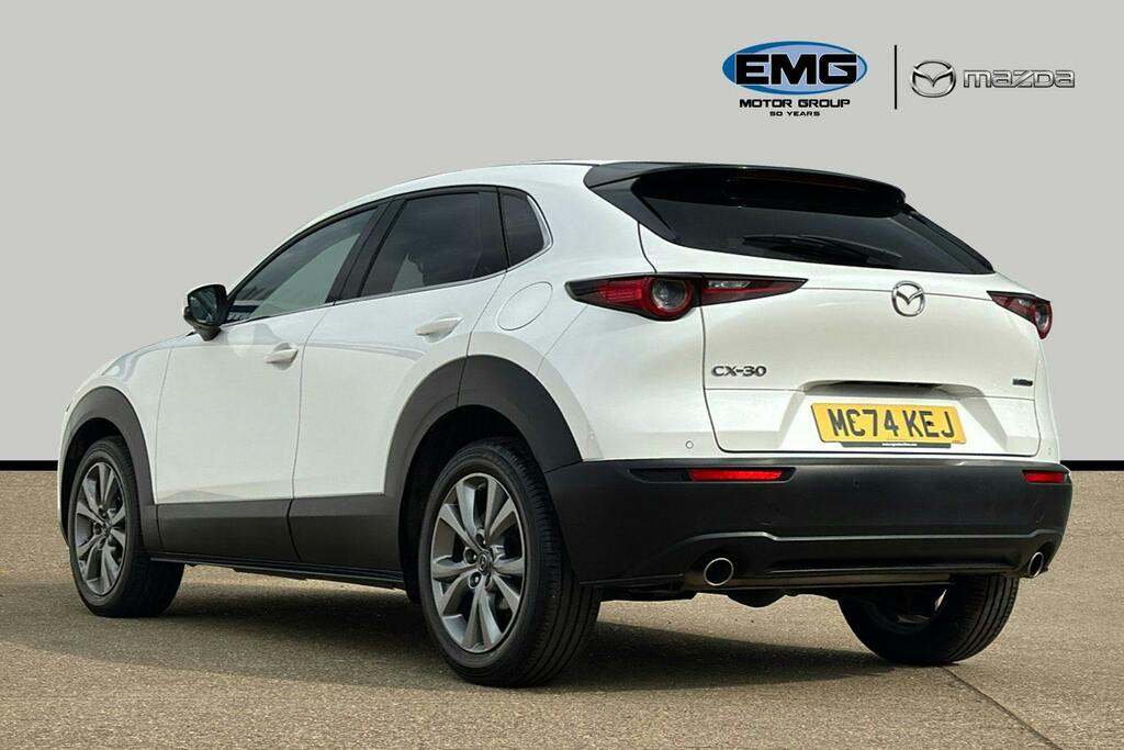 Mazda CX-30 2.5 E Skyactiv G Mhev Exclusive Line Suv Petro MC74KEJ White #4