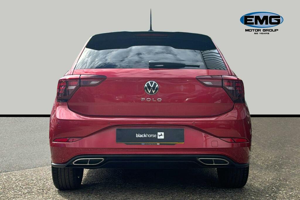 Volkswagen Polo 1.0 Tsi R Line Hatchback Dsg Ss YG72VXA Red #5
