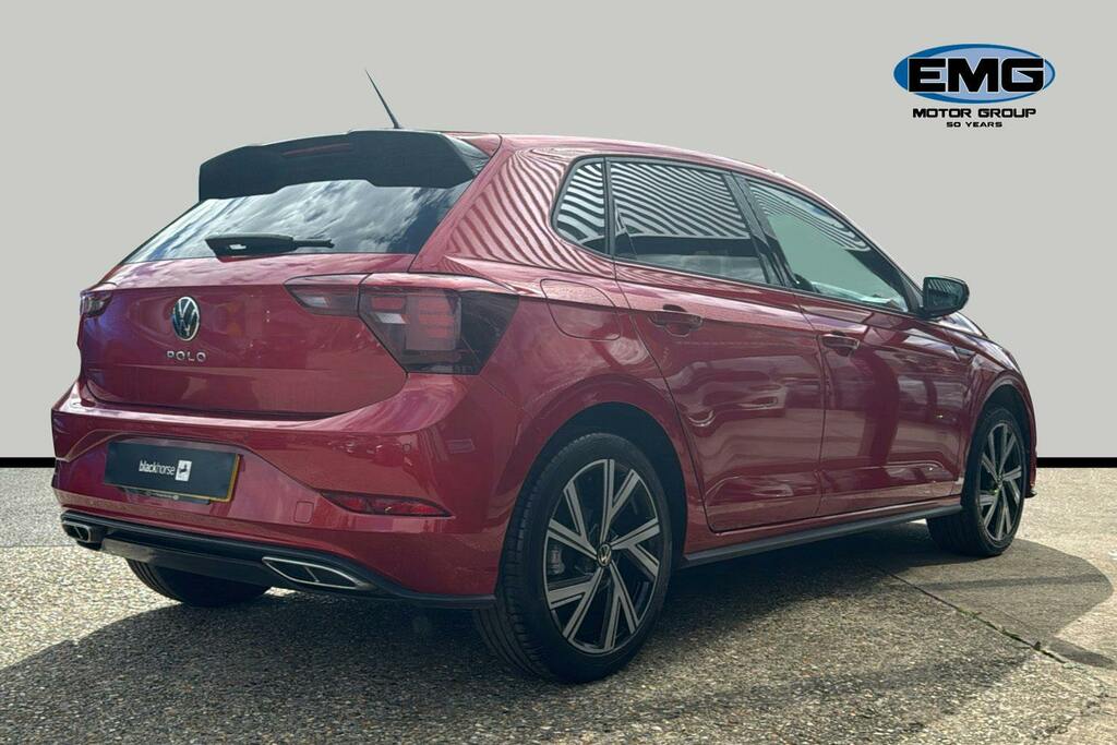 Volkswagen Polo 1.0 Tsi R Line Hatchback Dsg Ss YG72VXA Red #6