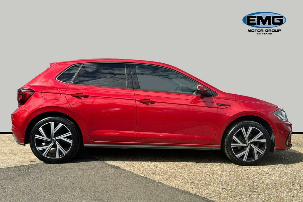 Volkswagen Polo 1.0 Tsi R Line Hatchback Dsg Ss YG72VXA Red #3