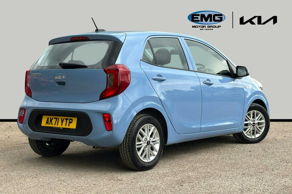 Kia Picanto 1.0 Dpi 2 Hatchback Amt Ss AK71YTP Blue #6