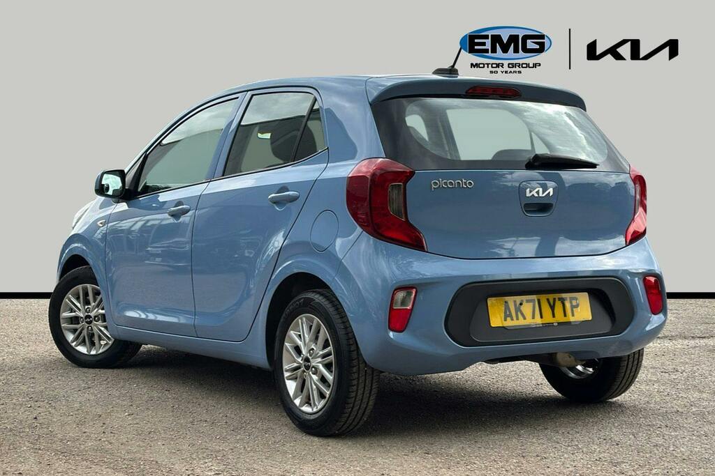 Kia Picanto 1.0 Dpi 2 Hatchback Amt Ss AK71YTP Blue #4