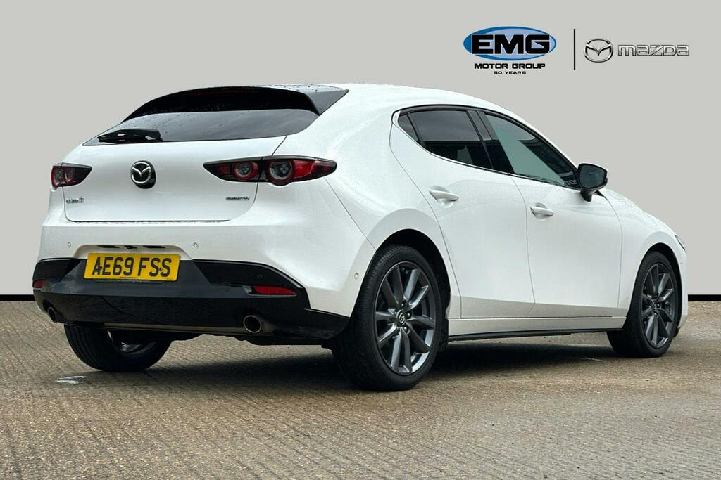 Mazda 3 2.0 Skyactiv G Mhev Gt Sport Tech Hatchback Pe White #6