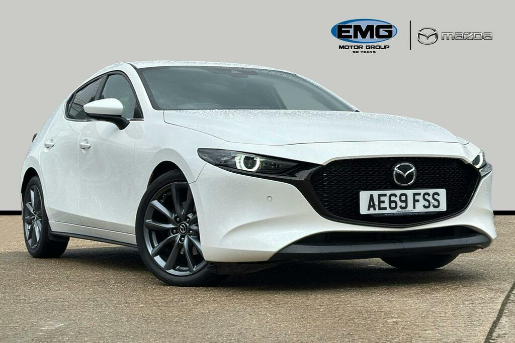 Mazda 3 2.0 Skyactiv G Mhev Gt Sport Tech Hatchback Pe White