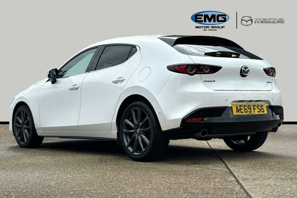 Mazda 3 2.0 Skyactiv G Mhev Gt Sport Tech Hatchback Pe White #4